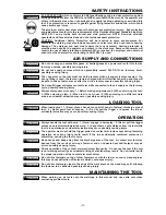 Preview for 3 page of Bostitch BT35B Operation And Maintenance Manual