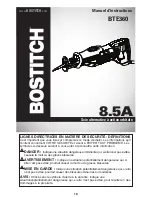 Preview for 10 page of Bostitch BTE360 Instruction Manual