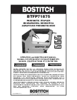 Bostitch BTFP71875 Operation And Maintenance Manual preview