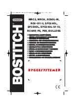 Bostitch BULLDOG Instruction & Safety Manual preview