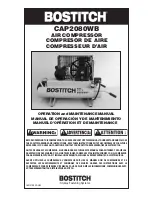 Bostitch CAP2080WB Operation And Maintenance Manual preview