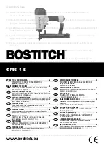 Bostitch CF15-1-E Original Instructions Manual preview