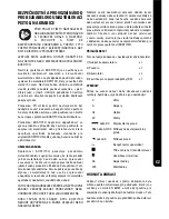 Preview for 121 page of Bostitch DSA-3519-E Operating Instructions Manual