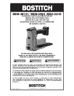 Bostitch DSC-3219 Operation And Maintenance Manual предпросмотр