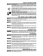 Preview for 3 page of Bostitch N100S Operation And Maintenance Manual