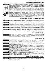 Preview for 3 page of Bostitch N75C Operation And Maintenance Manual