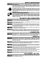 Preview for 3 page of Bostitch N79WW Operation And Maintenance Manual