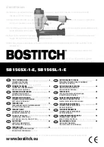 Предварительный просмотр 1 страницы Bostitch SB156SL-1-E Original Instructions Manual