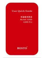 Bosto 22HD User Quick Manual предпросмотр