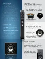 Предварительный просмотр 2 страницы Boston Acoustics 1000 Brochure & Specs