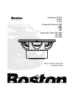 Предварительный просмотр 1 страницы Boston Acoustics 1000 Installation Manual