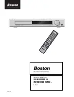 Boston Acoustics Avidea 610 Instruction Manual предпросмотр