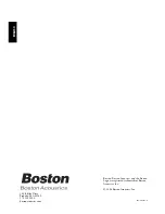 Предварительный просмотр 60 страницы Boston Acoustics Avidea 610 Instruction Manual