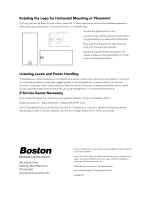 Preview for 8 page of Boston Acoustics Boston Bravo II User Manual