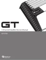 Boston Acoustics Boston GT GT-5750 Owner'S Manual preview