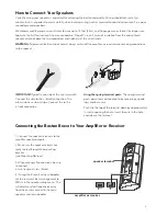 Preview for 3 page of Boston Acoustics BRAVO 2 User Manual