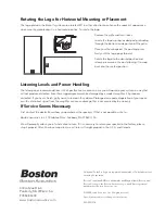 Preview for 8 page of Boston Acoustics BRAVO 2 User Manual