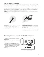 Preview for 3 page of Boston Acoustics Bravo II Center User Manual