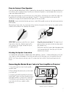 Preview for 3 page of Boston Acoustics Center Channel Speaker Instruction Manual