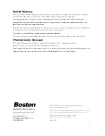 Preview for 6 page of Boston Acoustics Center Channel Speaker Instruction Manual