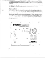 Предварительный просмотр 4 страницы Boston Acoustics CR400 Manual