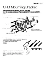 Boston Acoustics CRB Installation Instructions предпросмотр