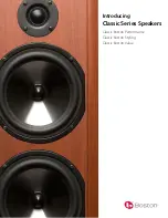 Preview for 1 page of Boston Acoustics CS225 Brochure & Specs