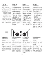 Preview for 10 page of Boston Acoustics DSi460T2 Installation Instructions Manual