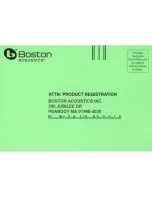 Предварительный просмотр 11 страницы Boston Acoustics DVD Receiver 2.0 Owner'S Manual