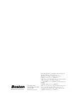 Preview for 16 page of Boston Acoustics FRB5R Installation Manual