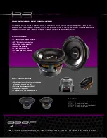 Boston Acoustics G310-4 Brochure preview