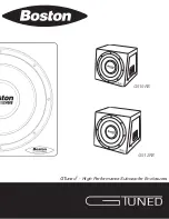 Boston Acoustics GTuned G510RS Specifications предпросмотр