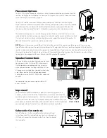 Предварительный просмотр 4 страницы Boston Acoustics Horizon MCS 100 Owner'S Manual