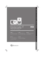 Предварительный просмотр 1 страницы Boston Acoustics Horizon Solo XT Owner'S Manual