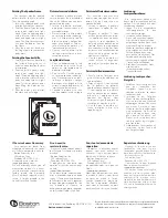 Preview for 4 page of Boston Acoustics HSi 255 Installation Instructions