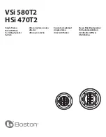 Boston Acoustics HSi 470T2 Product Manual preview