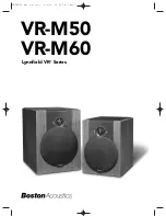 Boston Acoustics LYNNFIELD VR-M50 User Manual preview