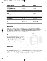 Предварительный просмотр 2 страницы Boston Acoustics Lynnfield VR910 User Manual