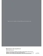 Preview for 10 page of Boston Acoustics MC100 Blue Owner'S Manual