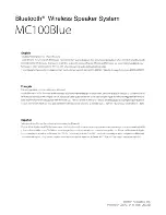 Preview for 13 page of Boston Acoustics MC100 Blue Owner'S Manual