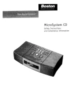 Предварительный просмотр 25 страницы Boston Acoustics MicroSystem CD Owner'S Manual