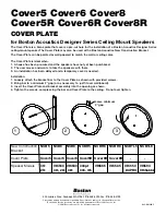 Предварительный просмотр 2 страницы Boston Acoustics NCBR5 Installation Instructions