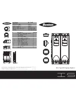 Предварительный просмотр 1 страницы Boston Acoustics Neo Type- M Specifications