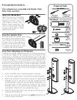 Предварительный просмотр 2 страницы Boston Acoustics P4FL Assembly Instructions