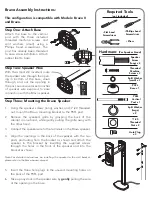 Предварительный просмотр 3 страницы Boston Acoustics P4FL Assembly Instructions