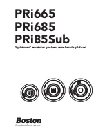 Preview for 22 page of Boston Acoustics PRi685 User Manual