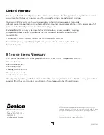 Предварительный просмотр 8 страницы Boston Acoustics PV500 User Manual