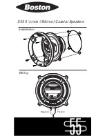 Предварительный просмотр 2 страницы Boston Acoustics S55 Specifications