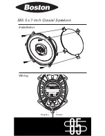 Предварительный просмотр 2 страницы Boston Acoustics S85 Specifications