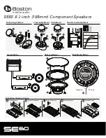 Предварительный просмотр 2 страницы Boston Acoustics SE60 Specifications